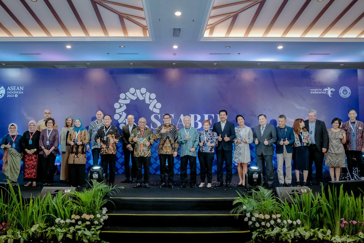 Menparekraf Sandiaga saat membuka "SEABEF 2023" di Hotel Grand Rohan Yogyakarta, Jumat (3/2/2023). 