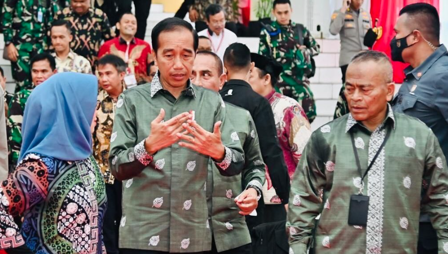 Presiden Joko Widodo menghadiri Puncak Peringatan Hari Pers Nasional Tahun 2023 di Gedung Serbaguna Pemerintah Provinsi Sumatra Utara, Kabupaten Deli Serdang, Kamis, 9 Februari 2023. Foto: BPMI Setpres/Laily Rachev