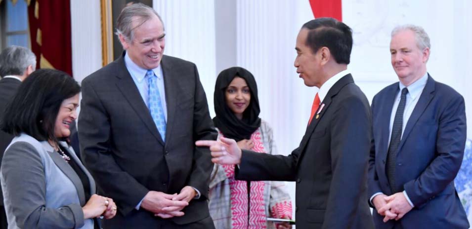 Presiden Jokowi Terima Kunjungan Anggota Kongres Amerika Serikat