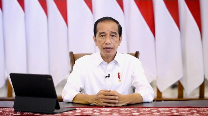 Presiden Joko Widodo memberikan keterangan terkait libur nasional dan cuti bersama Idulfitri 1443 Hijriah di Istana Kepresidenan Bogor, Rabu, 6 April 2022. Foto: BPMI Setpres