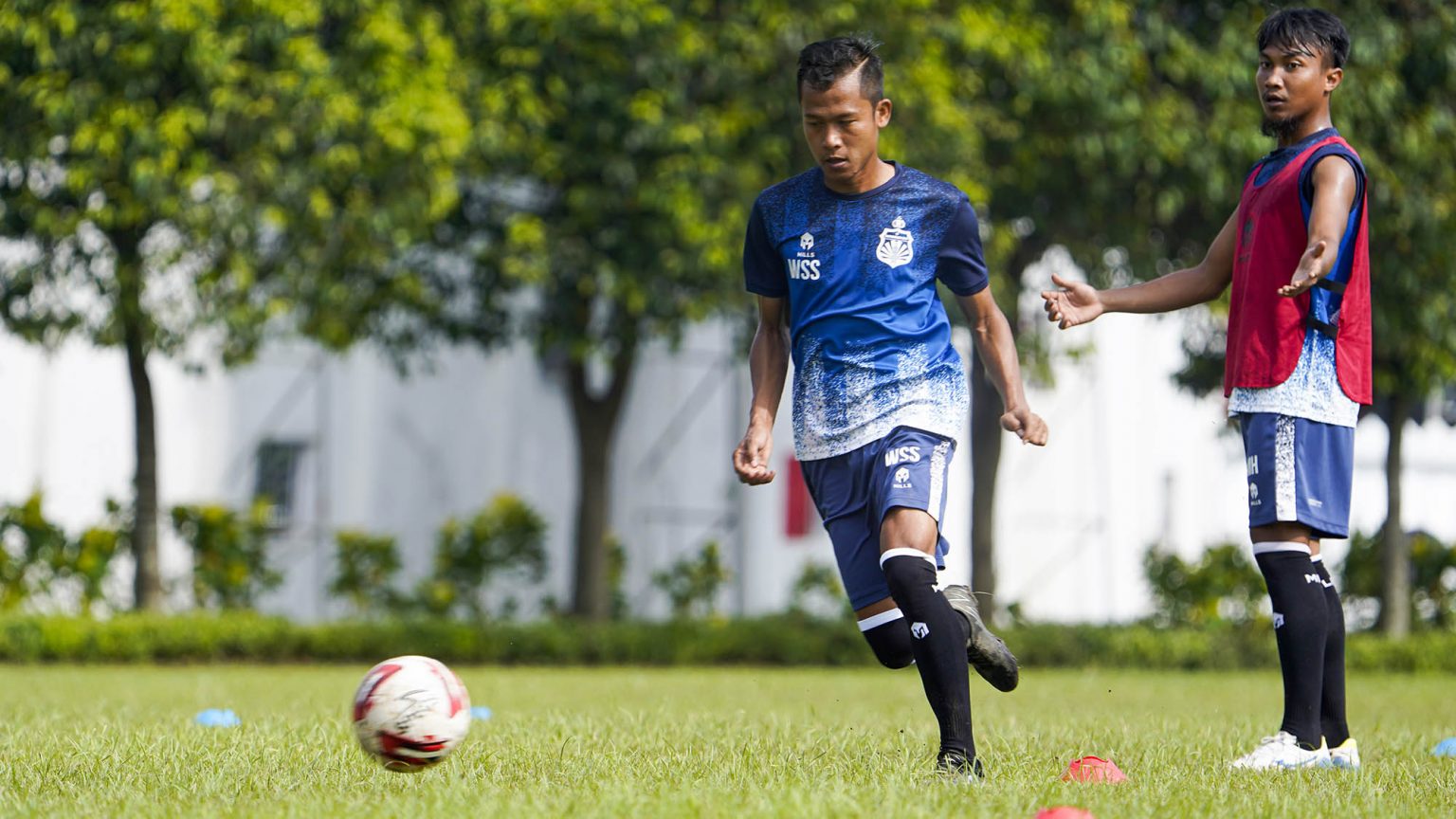 Wahyu Subo Seto dalam satu sesi latihan. ist