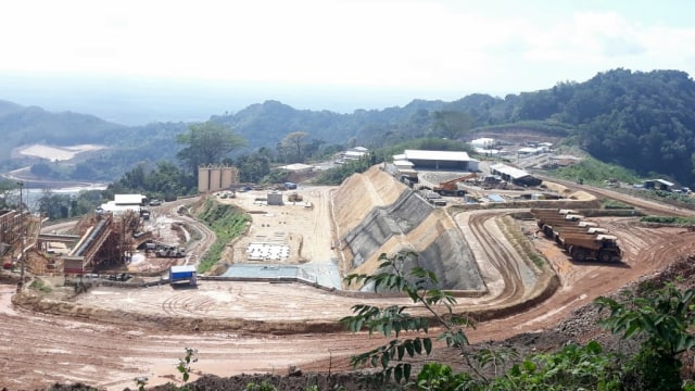 Tambang emas di Gunung Tumpang Pitu, Banyuwangi, Jawa Timur
