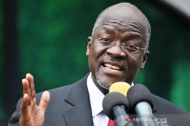 Presiden Tanzania John Pombe Magufuli. ANTARA/REUTERS/Sadi Said/am.

