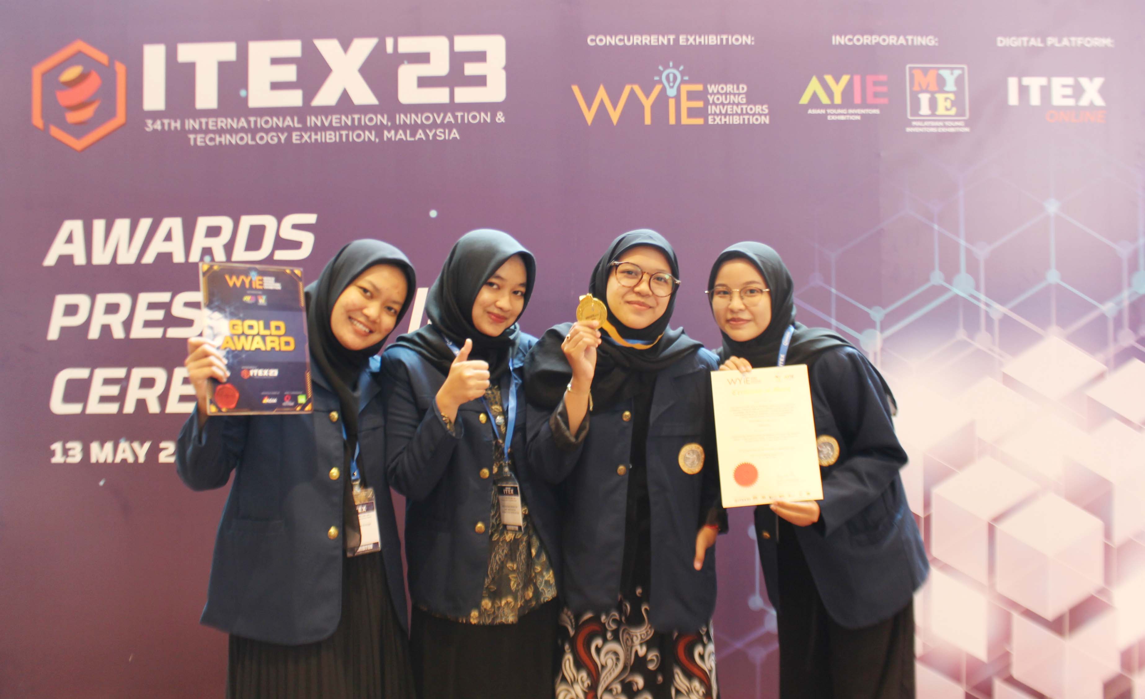 Tim “Chitostar” dari Fakultas Sains dan Teknologi (FST) Universitas Airlangga  berhasil meraih Gold Award p kompetiadasi World Youth International Exhibition 2023.