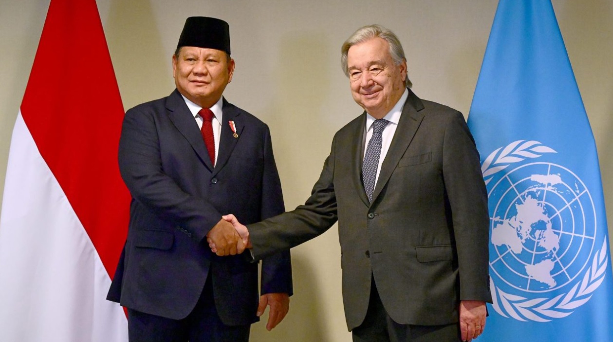 Presiden Prabowo Subianto melakukan pertemuan bilateral dengan Sekretaris Jenderal PBB, António Guterres, pada Minggu, 17 November 2024 di Rio de Janeiro, Brasil. Foto: BPMI Setpres/Muchlis Jr
