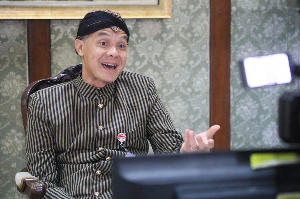 Gubernur Jawa Tengah Ganjar Pranowo 