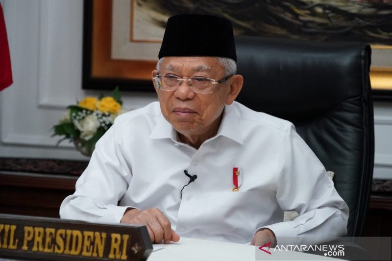 Wakil Presiden Ma'ruf Amin. (ANTARA/HO-Asdep KIP Setwapres)