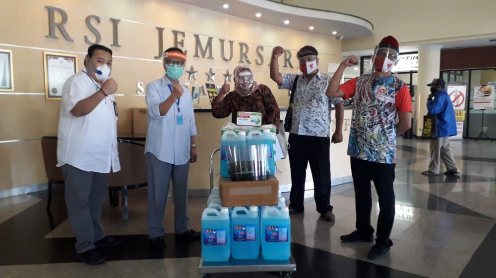 Sejuta Hand Sanitizer dari JAKA untuk RS dan Puskesmas