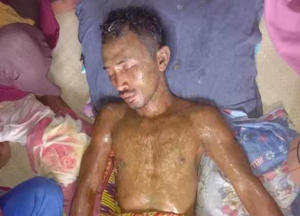 Salah seorang korban bentrokan. IST