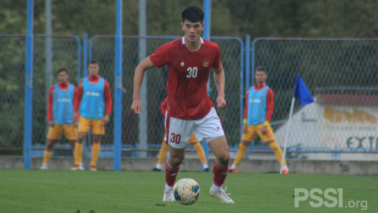 Elkan Baggot yang bermain untuk Ipswich Town, Inggris. PSSI