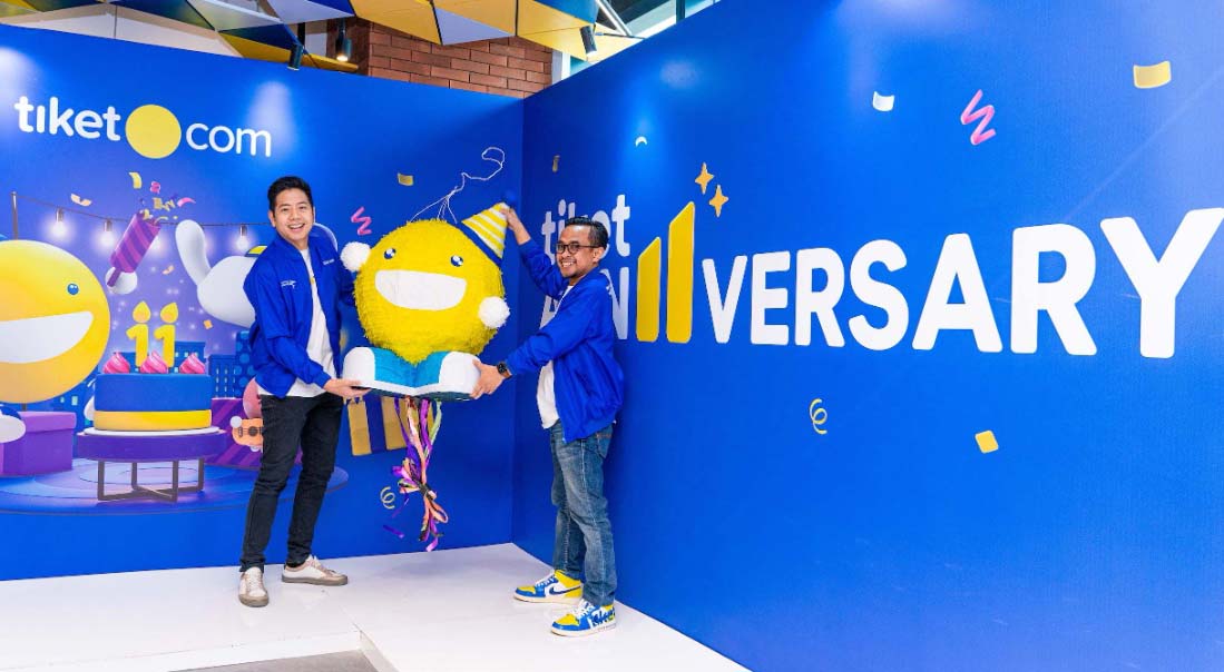  tiket.com tengah rayakan momentum bersejarah, yaitu ulang tahun yang ke-11. Sebagai OTA (Online Travel Agent) pertama di Indonesia, tiket.com mempersembahkan layanan terbaik yang telah disiapkan untuk Sobat tiket di usia ke-11 nya. 
