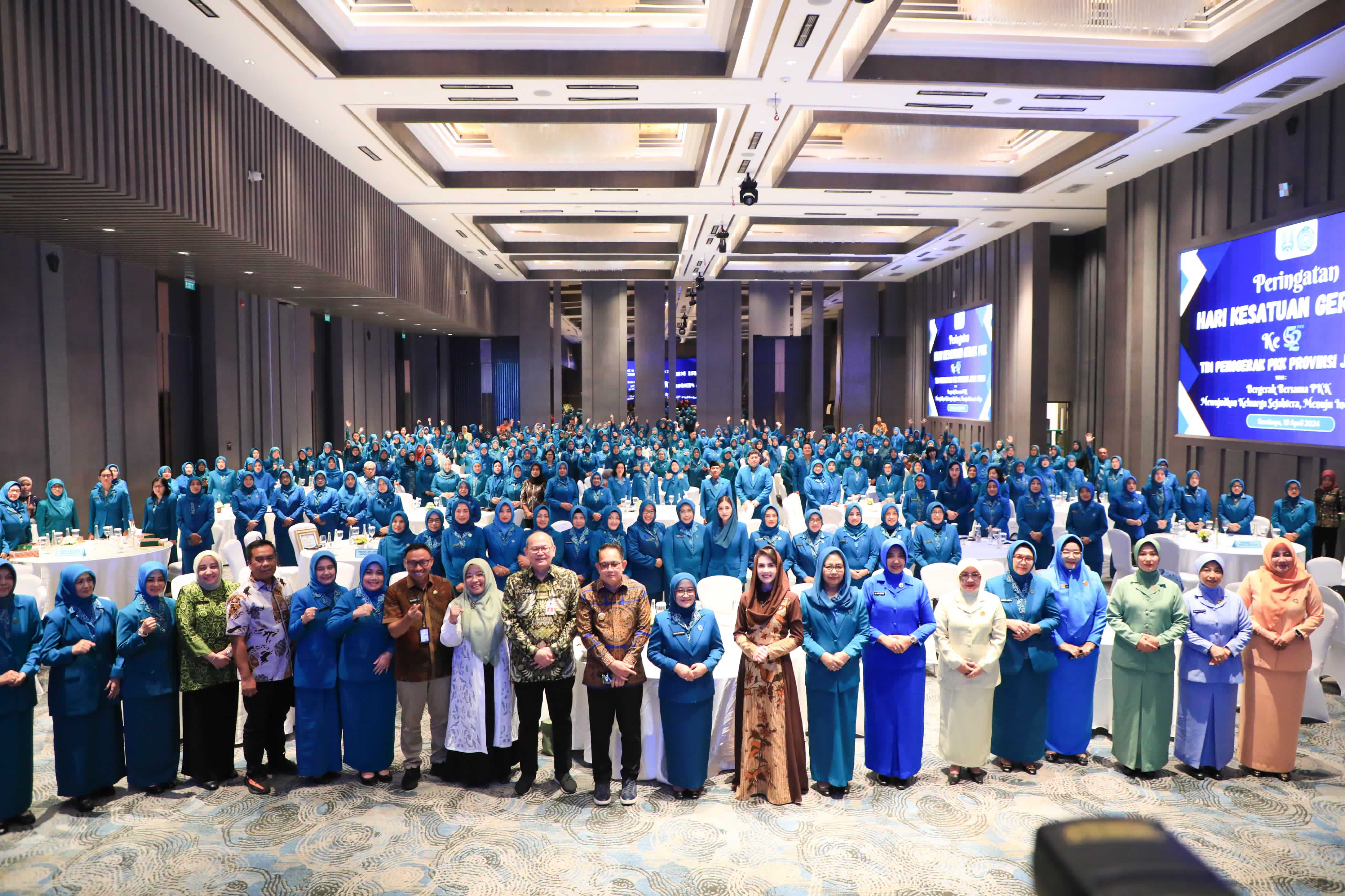 Peringatan HKG PKK ke-52, Pj. Gubernur Adhy: Laksanakan 10 Program Pokok PKK untuk Dukung Pembangunan Jatim
