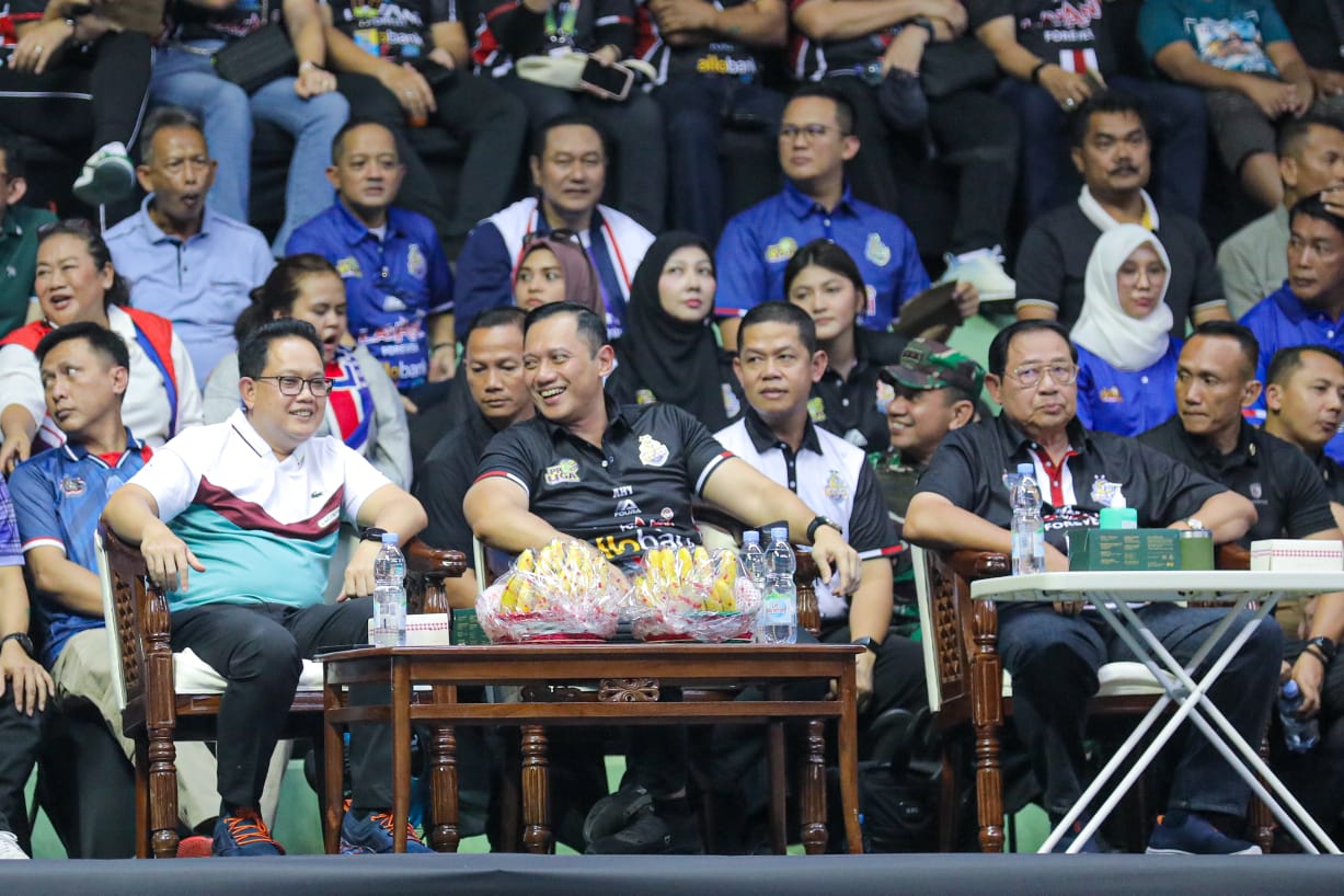 Penjabat Gubernur Jatim dan SBY Nobar Final Four Proliga 2024
