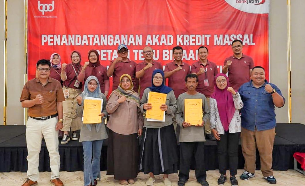 Bank Jatim Lakukan Akad Kredit Massal dengan Petani Tebu, Nilainya Capai Rp 24 Miliar