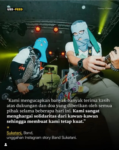 Band punk asal Purbalingga, Sukatani, baru-baru ini mengunggah video permintaan maaf yang ditujukan kepada Kapolri dan institusi Polri.