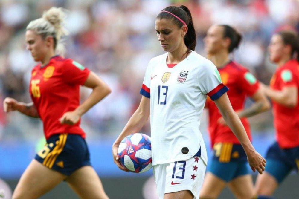 FEMINIM: Pesepak bola asal Amerika Serika Alex Morgan. ANTARA/telegraph.co.uk