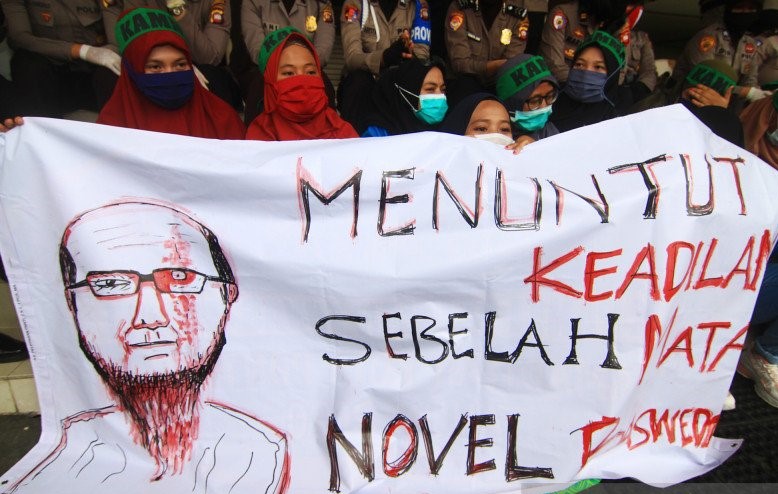 Tim Advokasi Novel : Penyerang hanya Dihukum Ringan agar Tidak Dipecat
