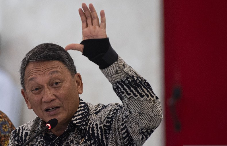 Menteri ESDM Arifin Tasrif. ANTARA FOTO/Sigid Kurniawan/pras.
