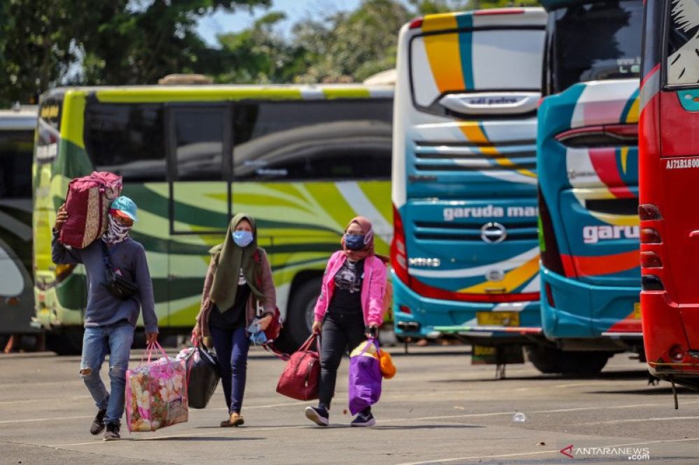 Ilustrasi Mudik. ANTARA