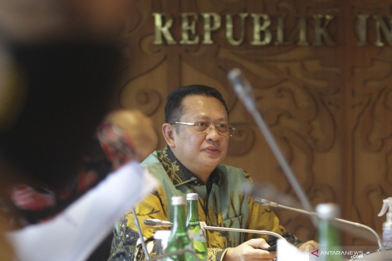 Ketua MPR, Bambang Soesatyo. ANTARA FOTO/Didik Setiawan

