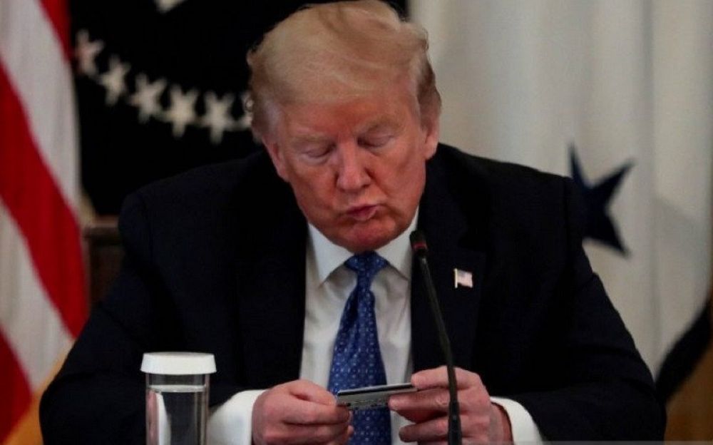 Presiden Amerika Serikat Donald Trump. (ANTARA FOTO/REUTERS/Leah Millis/foc/cfo)

