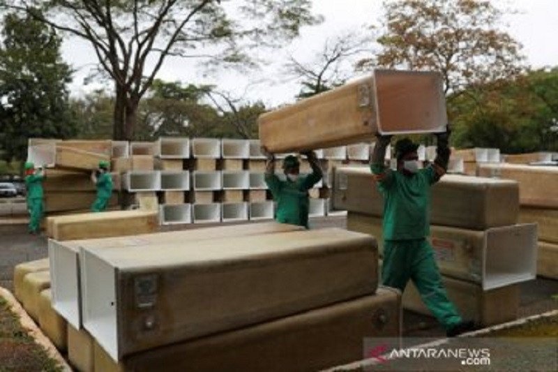 Brazil Lampaui 60.000 Kematian akibat Corona