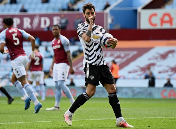 Playmaker MU Bruno Fernandes. Manutd