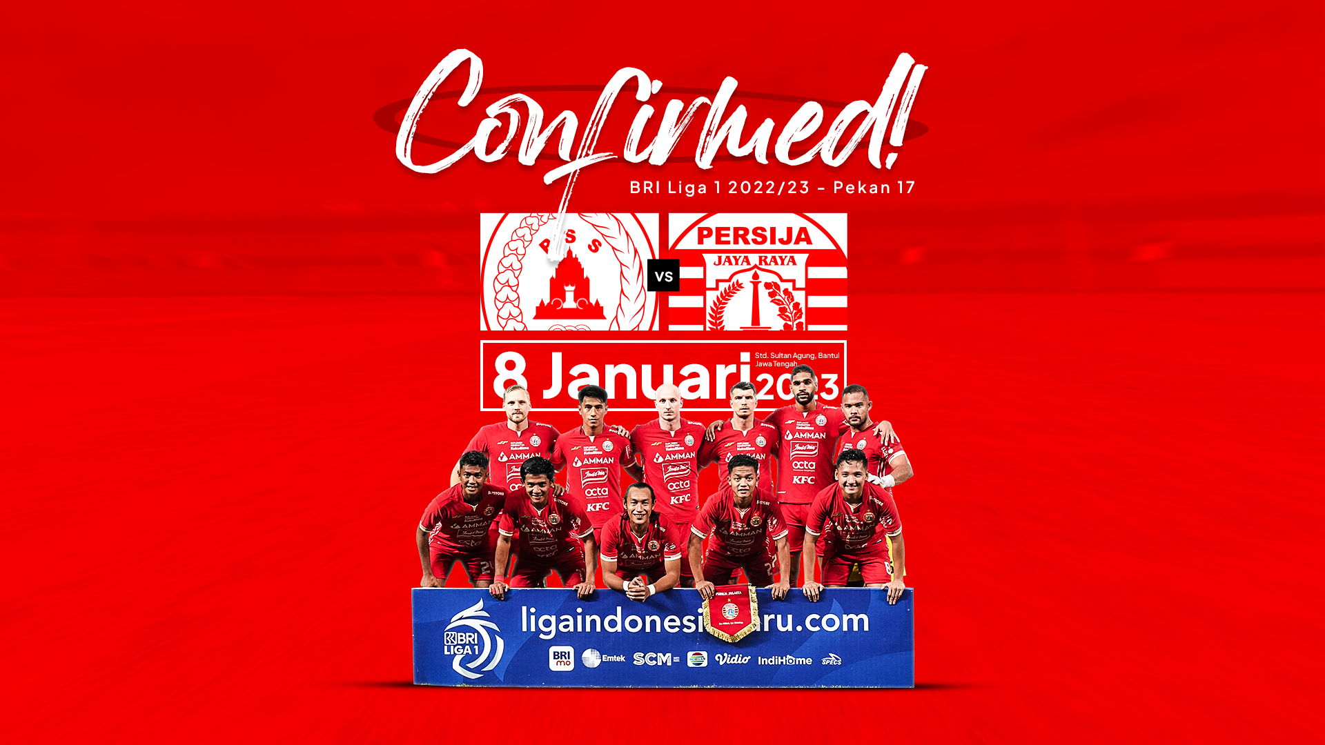 Jadwal lanjutan laga PSS vs Persija Jakarta sudah menemui titik terang. PT Liga Indonesia Baru (LIB) telah menetapkan jadwal baru