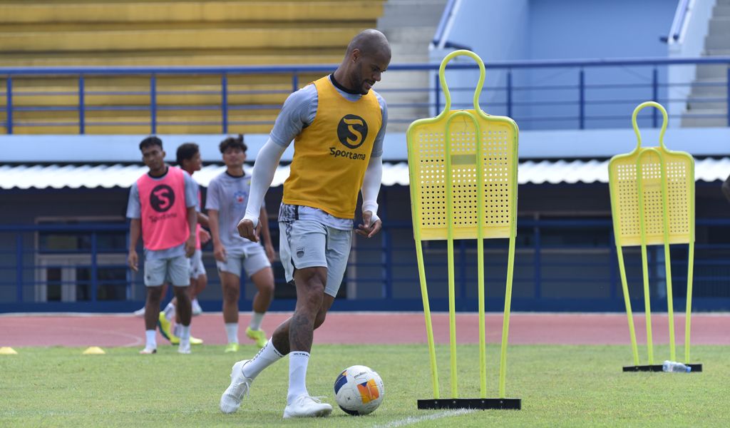 Penyerang PERSIB, David da Silva. (PERSIB.co.id/Barly Isham)

