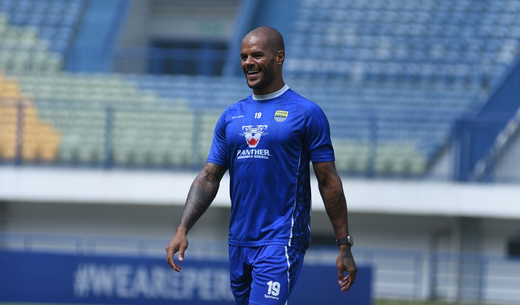 Striker PERSIB, David da Silva. (PERSIB.co.id/Sutanto Nurhadi Permana)

