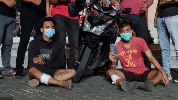 Mochamad Busron Fahrudin (20), dan Mochamad Fahrul (20), tersangka jambret yang kerap menyasar perempuan dan anak-anak. | HMP/IST