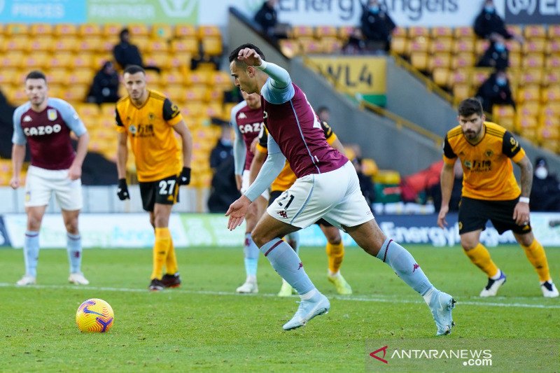 Aston Villa Kalahkan Wolverhamton, 1-0 via Penalti Anwar El Ghazi