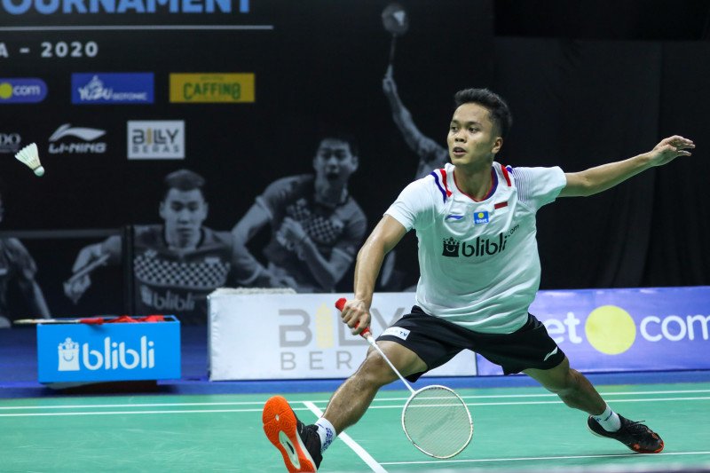 Tundukkan Wakil Denmark,  Anthony Sinisuka Ginting Lolos ke Semifinal