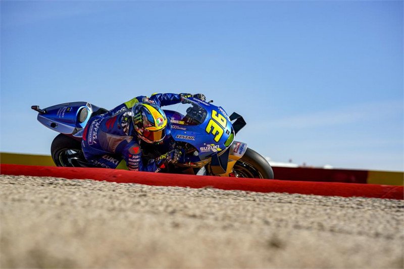 Pebalap tim Suzuki Ecstar Joan Mir (ANTARA/HO-press@suzuki-racing.com)