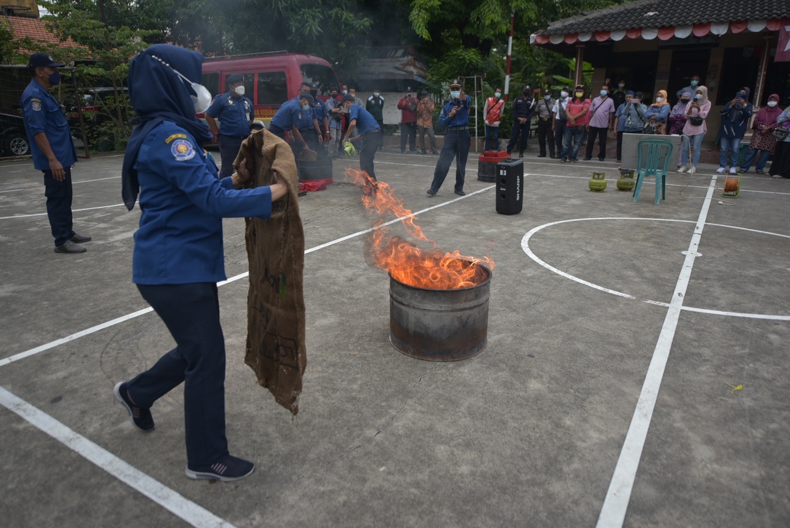 Pemkot Surabaya Libatkan Kader Madagaskar Antisipasi Bencana Kebakaran di Musim Kemarau