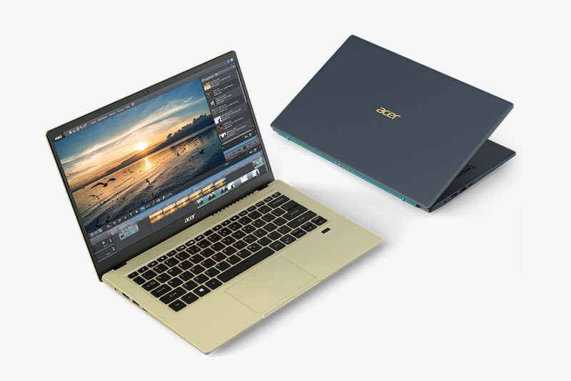 Salah satu laptop atau komputer jinjing yang diluncurkan Acer di pengujung 2020 (Antara/HO-Acer Indonesia)