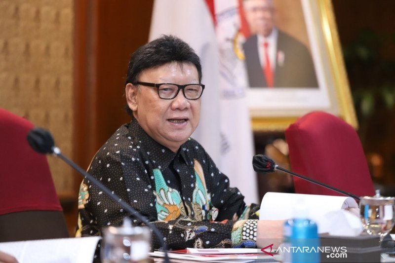 Menteri Pendayagunaan Aparatur Negara dan Reformasi Birokrasi Tjahjo Kumolo. ANTARA/HO-Kementerian PAN RB/am.