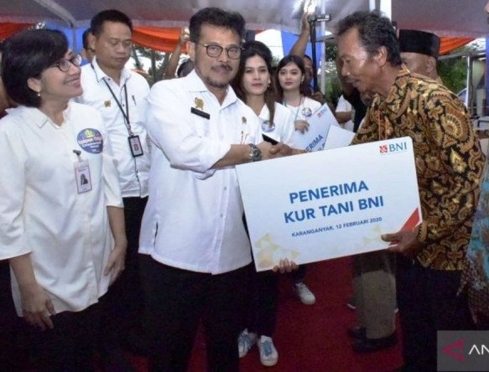  Menteri Pertanian Syahrul Yasin Limpo (dua dari kanan). ANTARA 