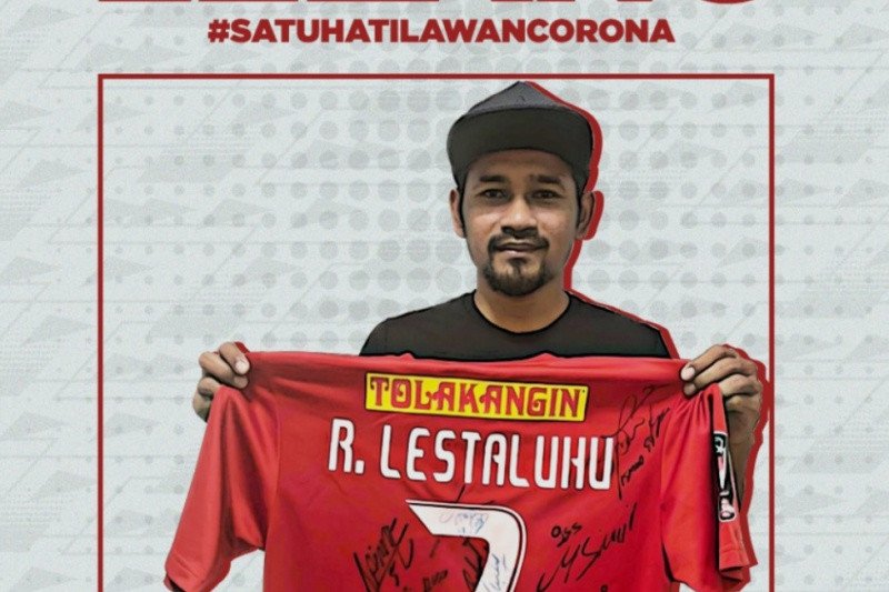 Pemain Persija Jakarta Ramdani Lestaluhu
