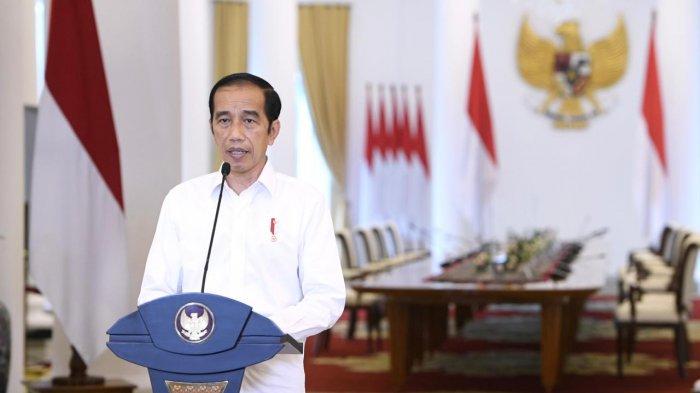 Presiden Joko Widodo memimpin rapat terbatas bersama jajarannya untuk membahas Undang-Undang (UU) Cipta Kerja, Jum'at pagi, (9/10/2020). Foto: Ist