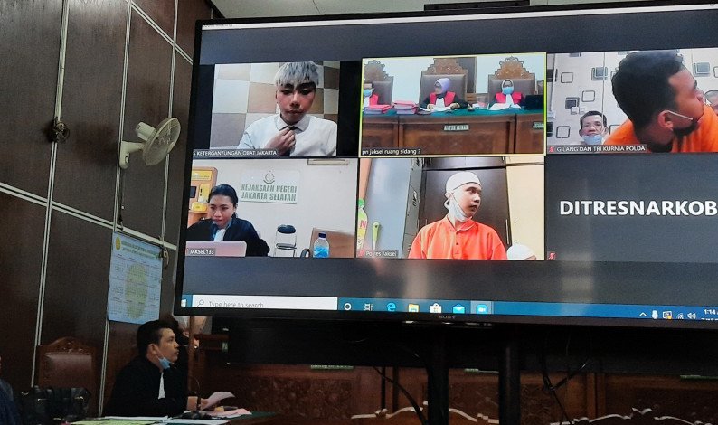 Roy Kiyoshi Jalani Sidang Dakwaan via Teleconference