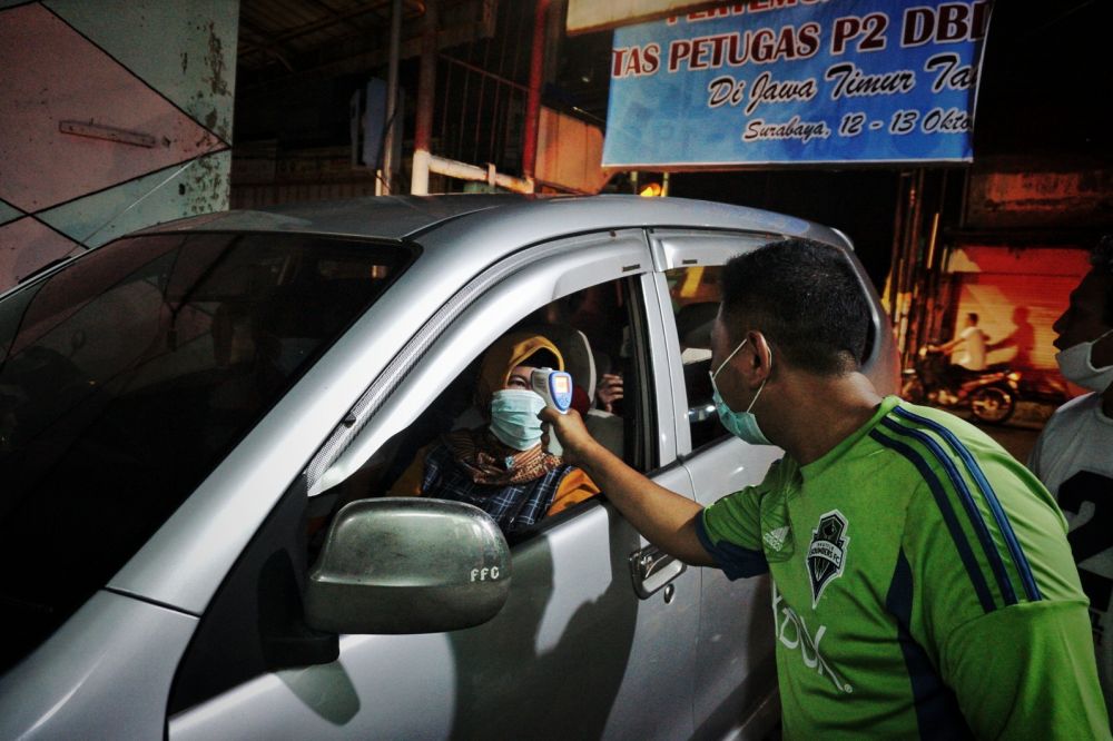 Ini Cara Warga Rungkut Tengah Perangi Covid-19