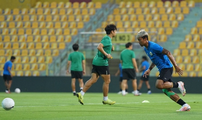 Persiapan Timnas Garuda jelang lawan UEA. PSSI
