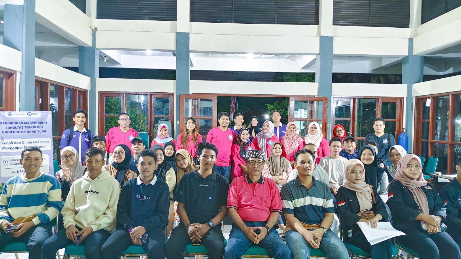 Fakultas Psikologi Universitas Hang Tuah (UHT) melaksanakan salah satu kegiatan Tri Dharma Perguruan Tinggi, yaitu Pengabdian Masyarakat
