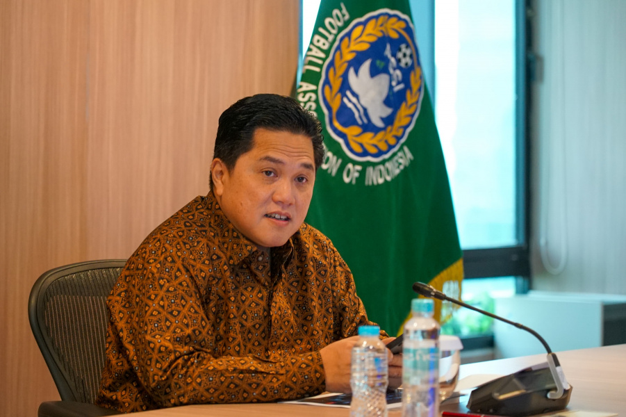 Ketua Umum PSSI Erick Thohir 