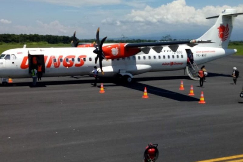  dokumentasi Penerbangan Wings Air di Bandara Notohadinegoro Jember pada Juli 2020. ANTARA/ HO - Bandara Notohadinegoro Jember.
